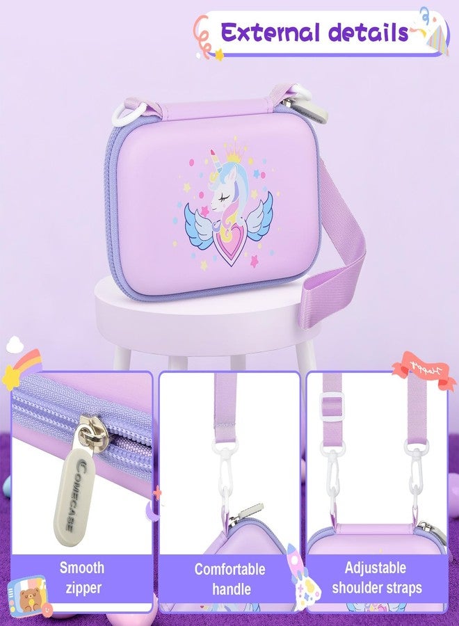 كومكيس جراب هاتف ذكي للأطفال متوافق مع هواتف KOKODI/Luoba/Yosfeng/Luyiilo/WEOLULI/MOTCTQVD/UCIDCI، حقيبة حامل هاتف لعبة تعليمية للأطفال الصغار - بنفسجي - Image 3